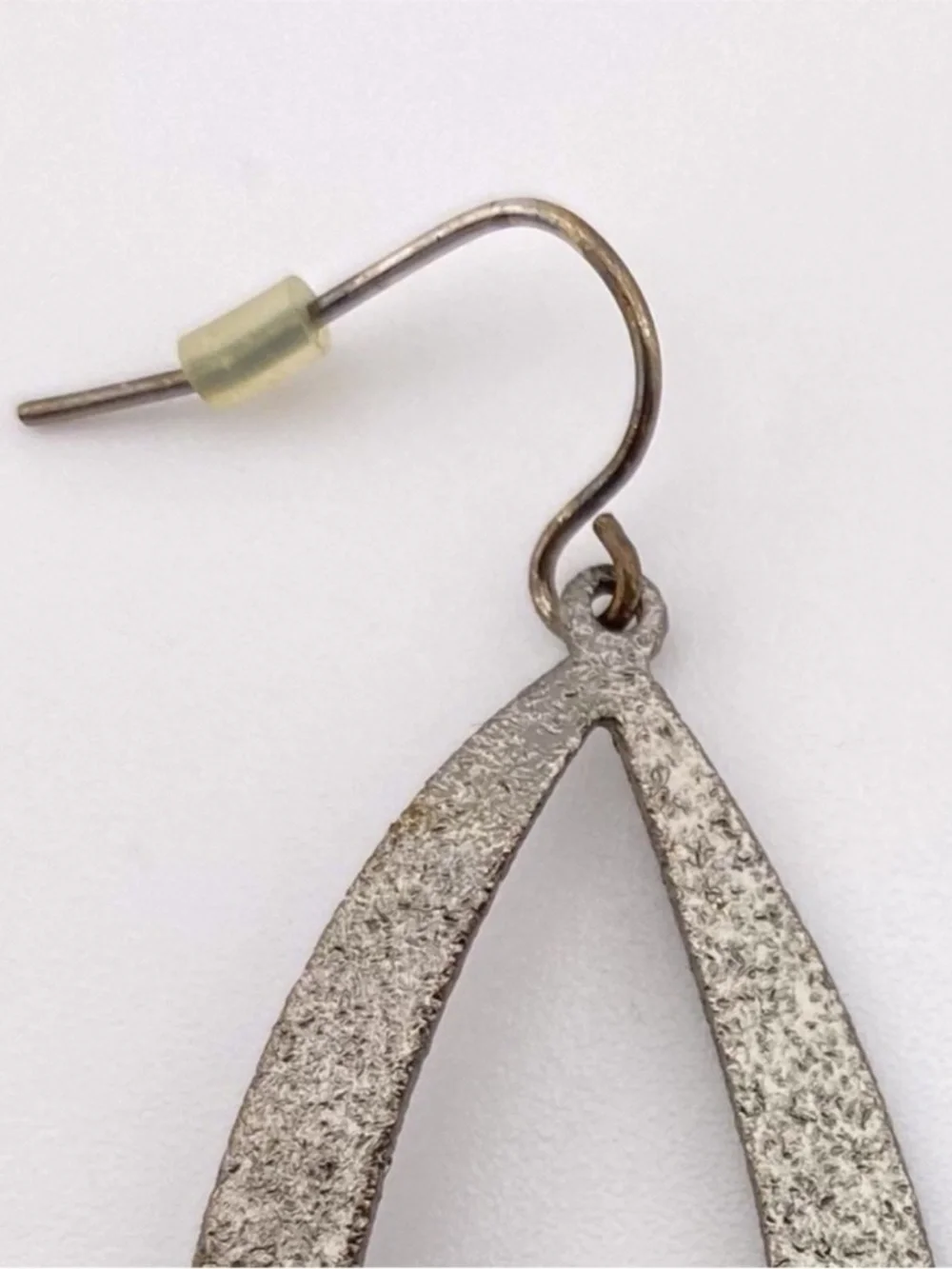 (4) Silver Tone Leaf Shaped Earrings